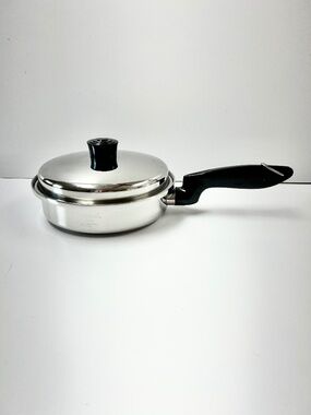 Permanent 8" Multi Core 5 Ply Stainless Steel Frying Pan Skillet Made In USA
